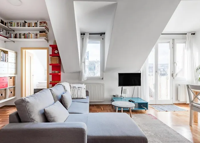 Apartmán Relax Into Loft Living At A Light-filled Escape Budapešť